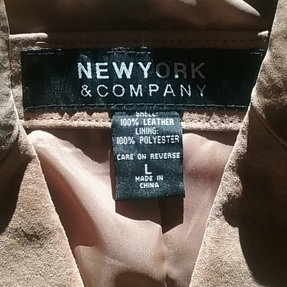 New York & Company leather jacket - Picture 2 of 2